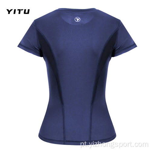 T-Shirt Wicking Dry Fit Feminina justa